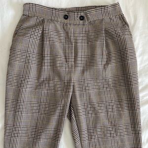 COTTON ON PLAID TROUSERS